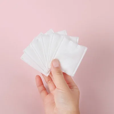 100%Cotton Disposable Dry Wet Face Wipes Bamboo Dry Eyeline Cleaning Wipes