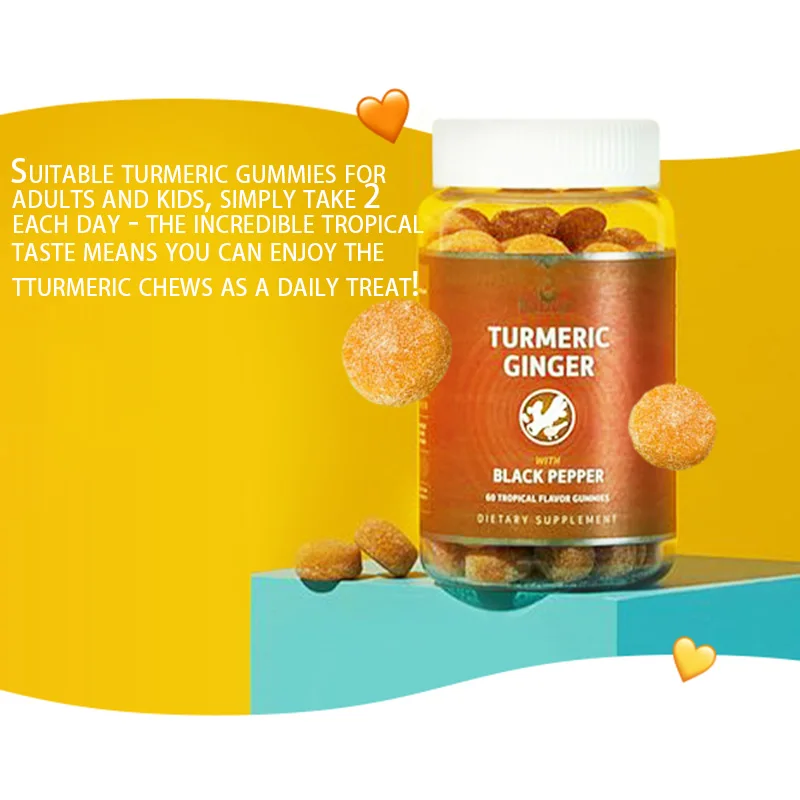 Готовые к отправке жевательные мармеладки с имбирем и черным перцем