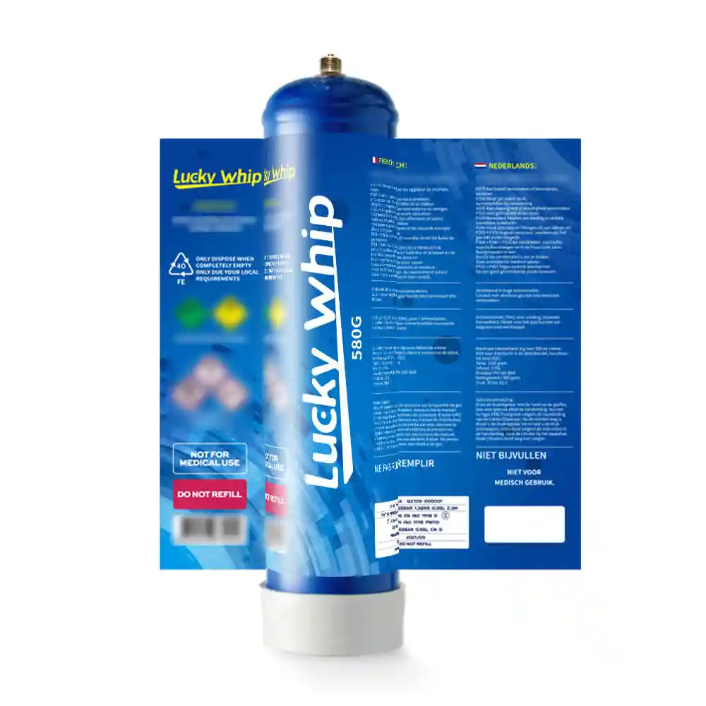 Steel Made Cream Cream Charger Gas Cylinder 615g Cream Charger Gas Cylinder Tanks