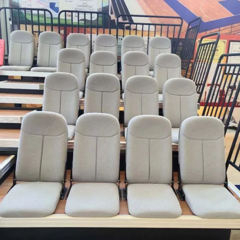 Avant Foldable Bleacher Retractable Seating System Indoor Tribune Seats Manual Telescopic Movable Stadium Bleachers