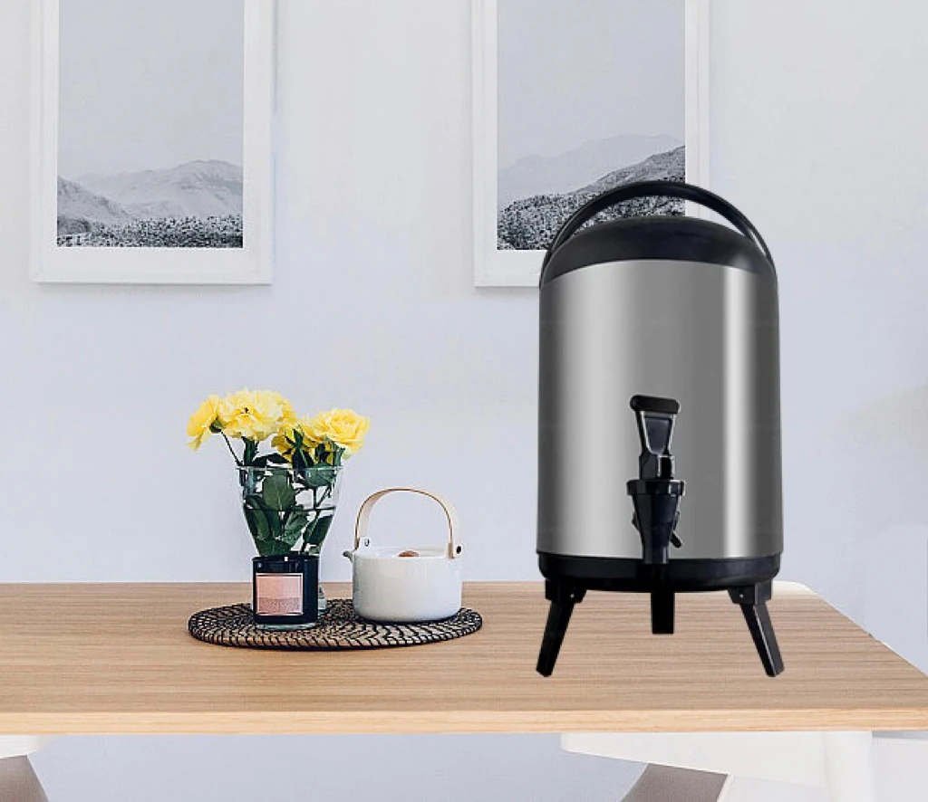 Stainless Steel milk Tea Barrel 8l hot And Cold Milk Tea Bucket Milk Tea Bucket