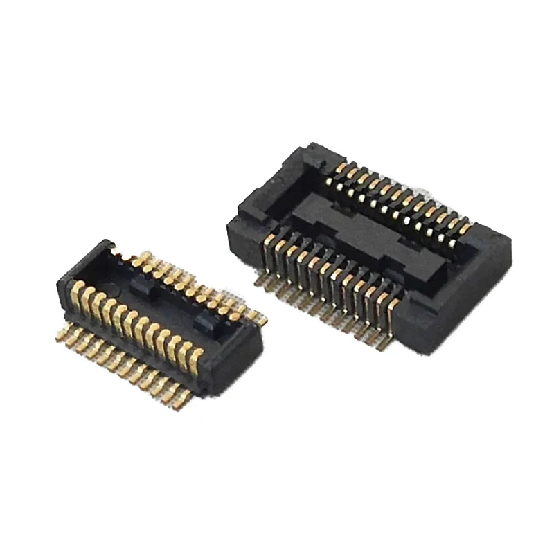 Professional injection molding of 0.4 mm micro LCP electrical connector precision injection molding mold customization