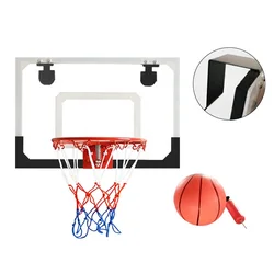 SA Q011 Indoor Adjustable Hanging Mini Basketball Backboard Hoop Toy For Kids And Adult Family Games For Home And Office