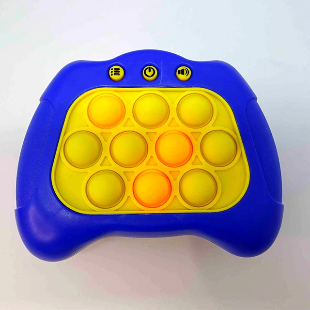 Popping It Game Popular Electronic Quick Push Light Up Fidget Toy Console Bubble Pop Game