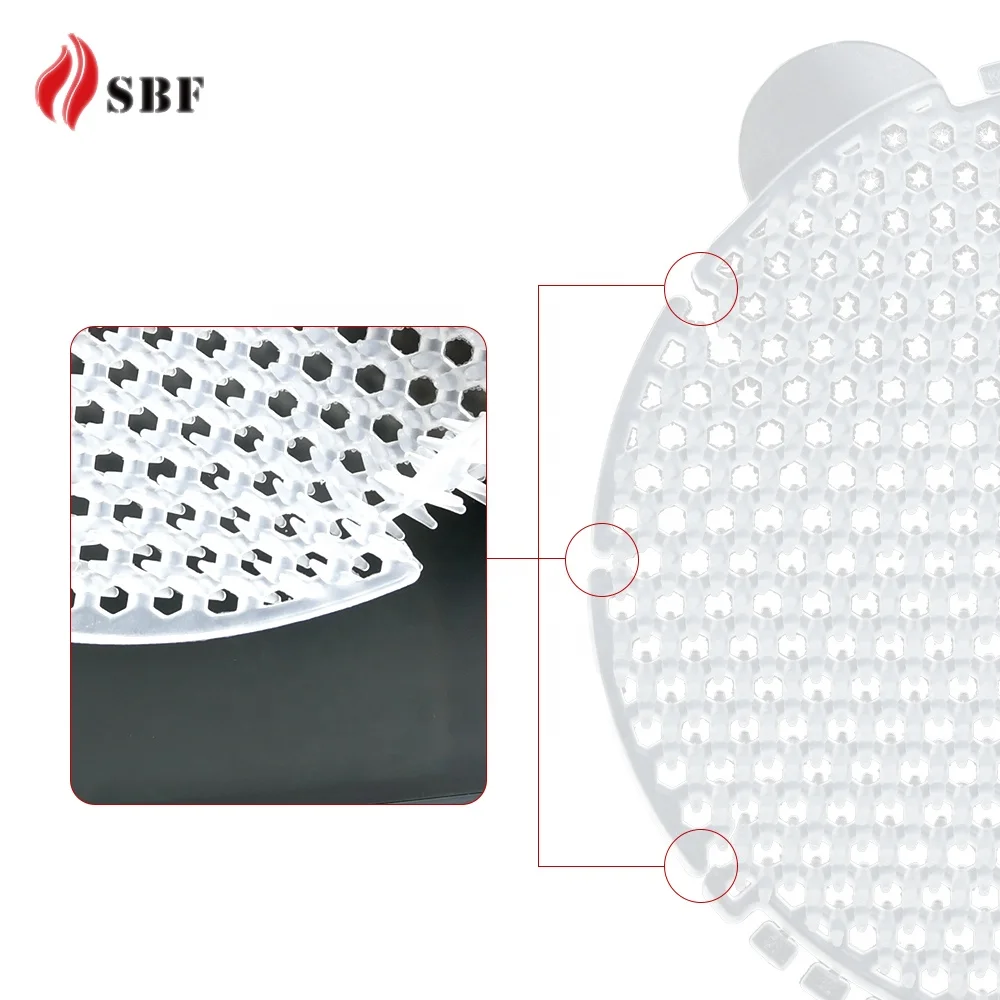  2021 patented new anti-splash bactericidal EVA urinal screens deodorizer