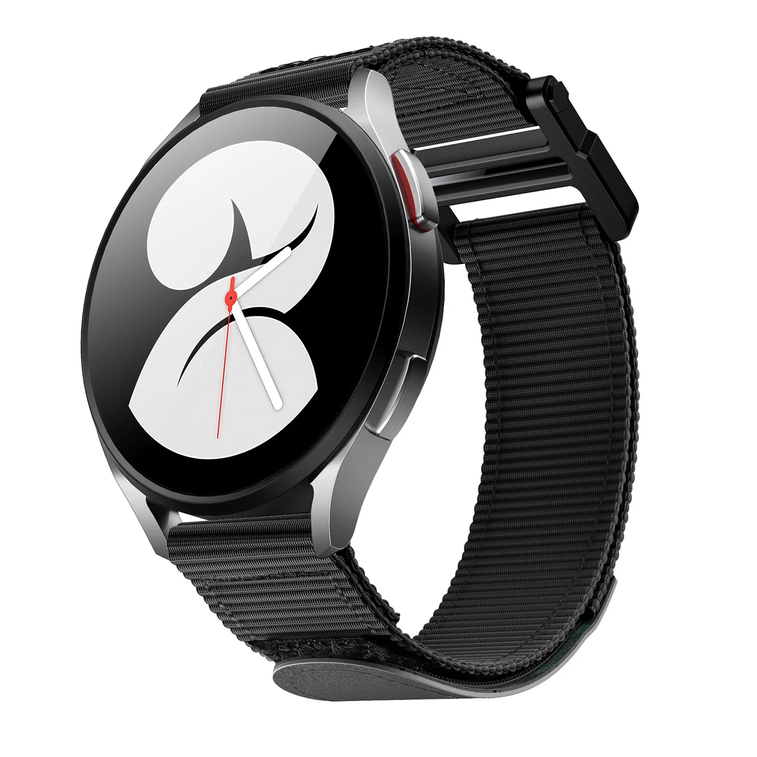 Anbest Replacement 20mm 22mm Military Nylon Woven Watch Band Hook Loop Velcroes Watchband For Samsung Galaxy Watch 4 Watch Strap