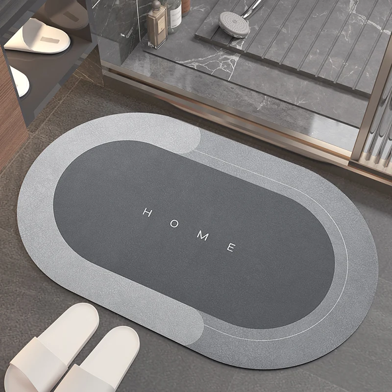 Brillmax Custom Factory Supply Quick-drying Bathroom Doormat 4x6 Rubber Super Absorbent Foot Bathmat Bath Rugs Mats
