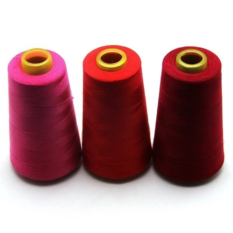  Оптовая продажа 30s/2 302 TEX 40 полиэфирная пряжа TFO вощеная швейная нить производство