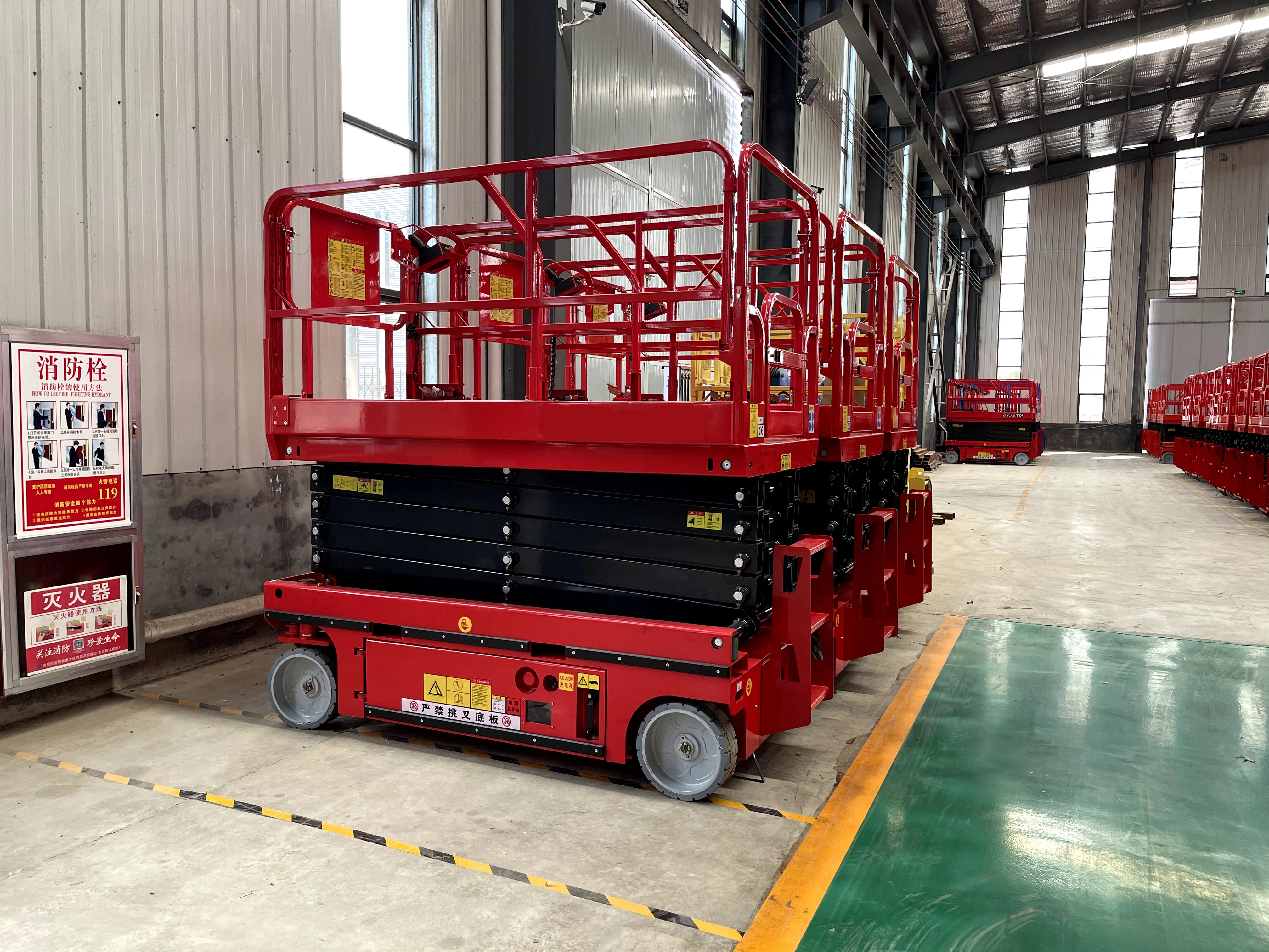 Brand new scissor lifts GMH16, Self-propelled Hydraulic Mobile Electric Scissor 8M 10M 12M 14M 16M