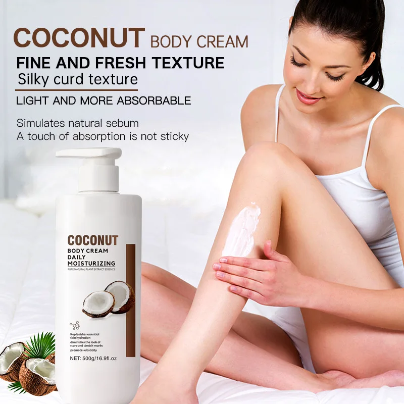 Flavonol Anti-Wrinkle Firming Body Lotion with Vitamin C Orange Coconut Brightening and Moisturizing 3 Options Available 500ml
