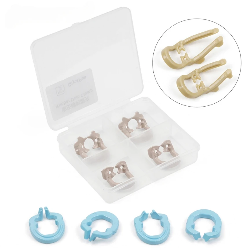 Зубоврачебный продукт резиновый зажим для барьера полимерный материал разделительное кольцо автоклавные расходные материалы