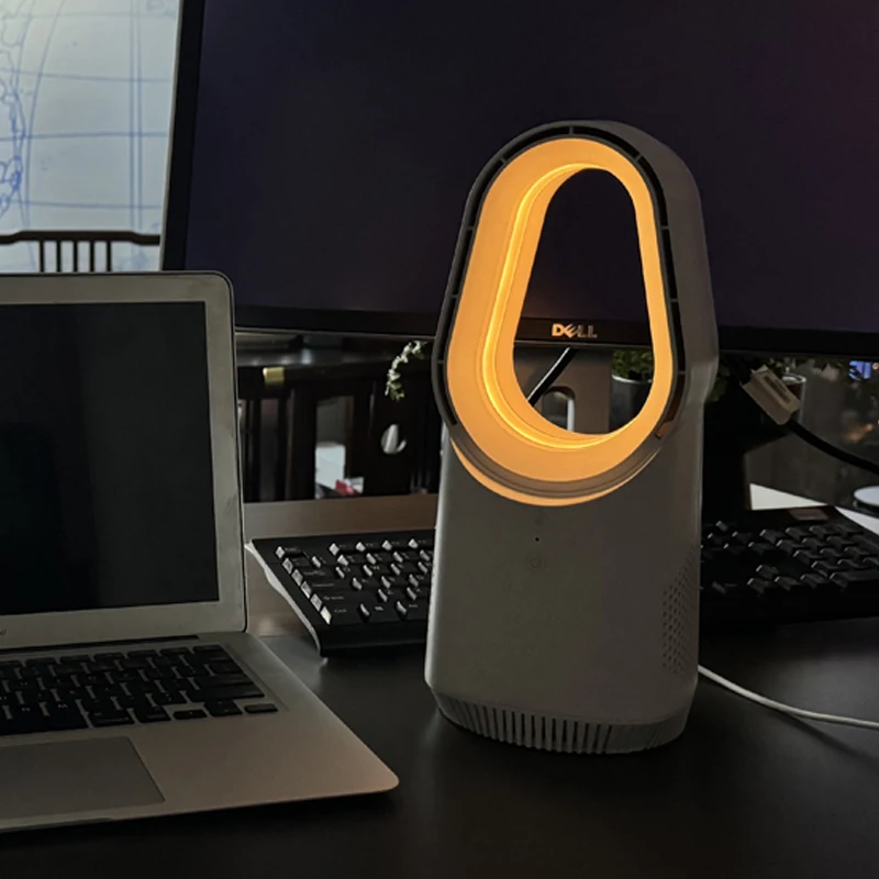 New Arrivals 2025 USB Desk Fan 3 Speed Adjustable Air Cooling Rechargeable Table Fan 12 Inch