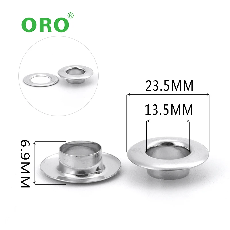 Wholesale 6/8/10/11/12 MM Garment Metal Eyelet Ring Curtain Eyelet Grommet For Curtain Eyelets Grommet Clothing Shoes