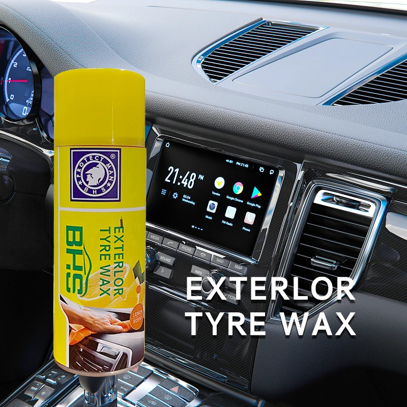 BHS Car Care Products Vehicle Liquid Wax Leather Polish Wax Dashboard Polish Spray for Car Interior Cleaning