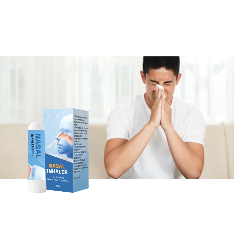 Trending product customized formula Aromatherapy Nasal Inhaler Pack Organic Essential Oil - Eucalyptus Lavender and Peppermint