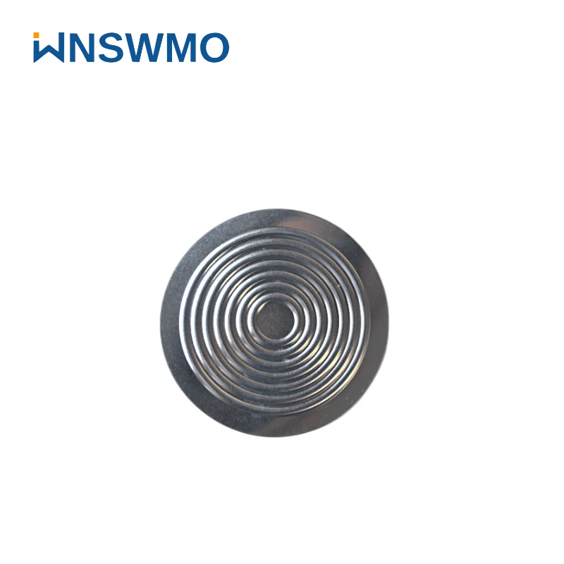 metal corrugated and flat diaphragm for pressure sensitive element