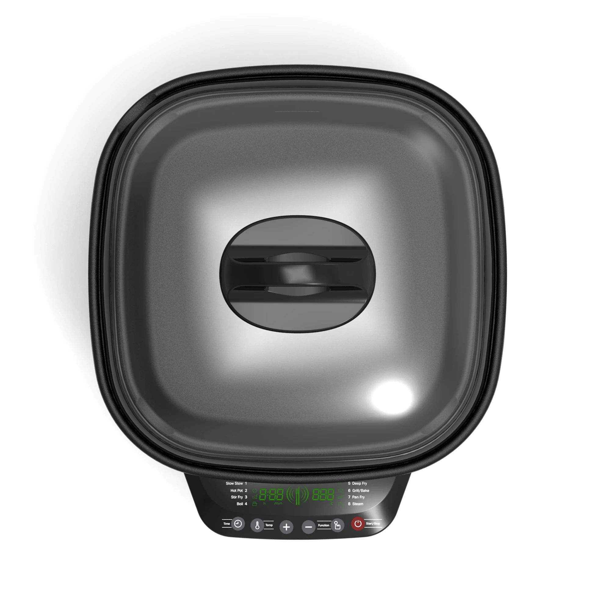 Quality assurance new design with temperature control healthy 1500w indoor household air cooker