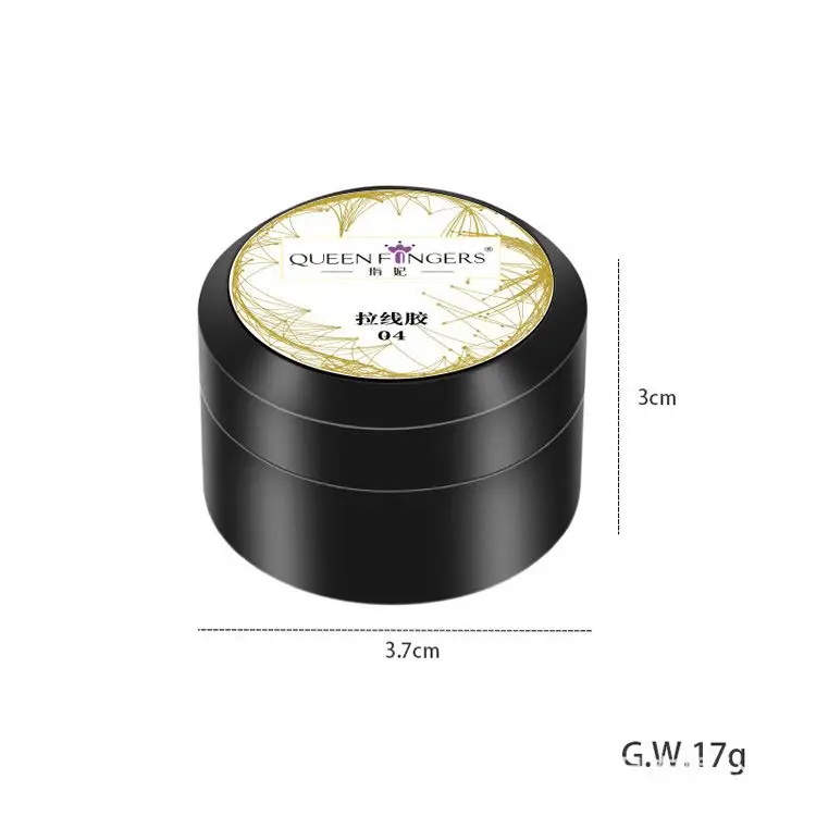 6 colors nail art paint DIY design wire liner drawing gel nail polish set kit colors uv gel gel nail polish