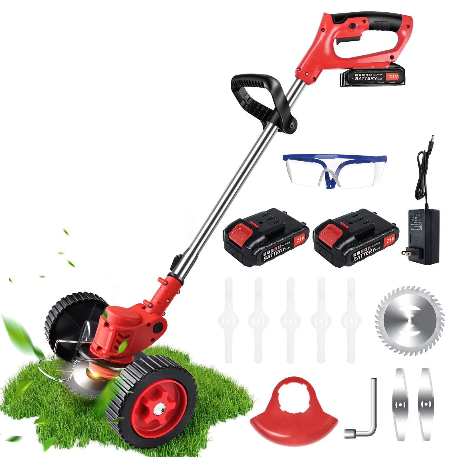 electric lithium battery mini home lawn mower for grass cutting handheld portable lawn mower