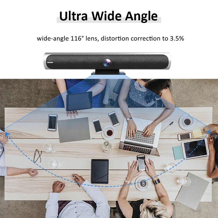 4k all-in-one video conference camera with mic 4k terminal auto framing ndi live streaming equipment