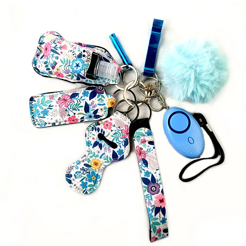 NY Lanyard Wristlet Self Defense Keychain Set Amazon Hot Sale Cute Personal Safety