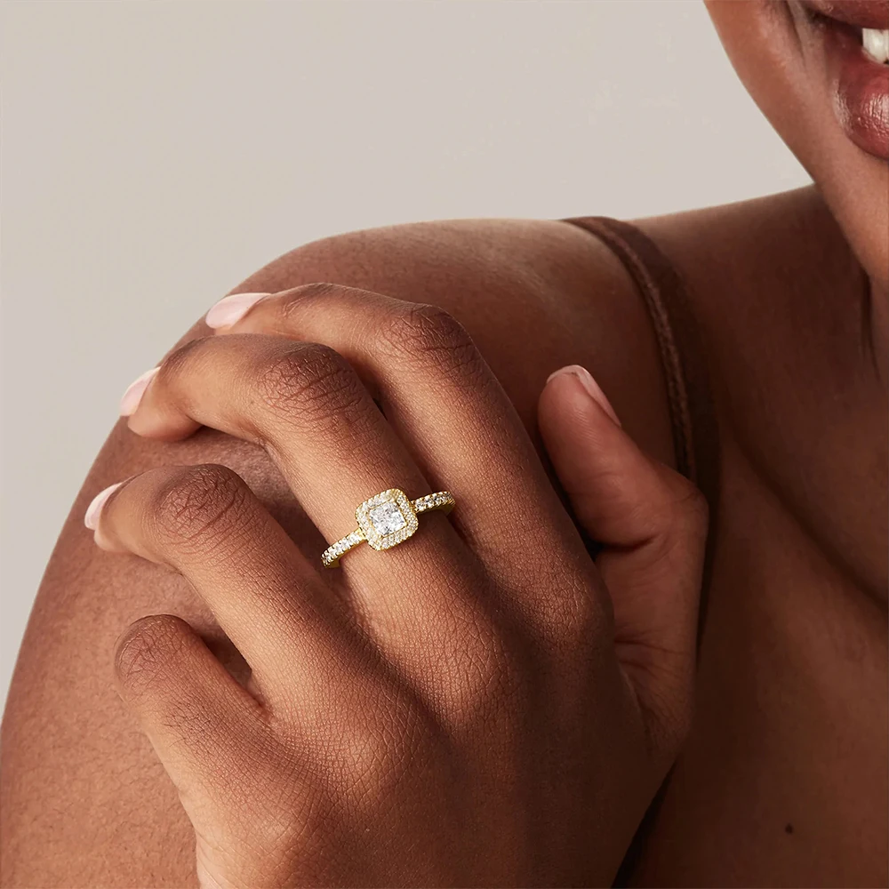 Fashion Custom Beautiful Original Cheap Girlfriend Ladies Crystal  Competitive Set Turkish Eternity Golden Supplier Silver Ring