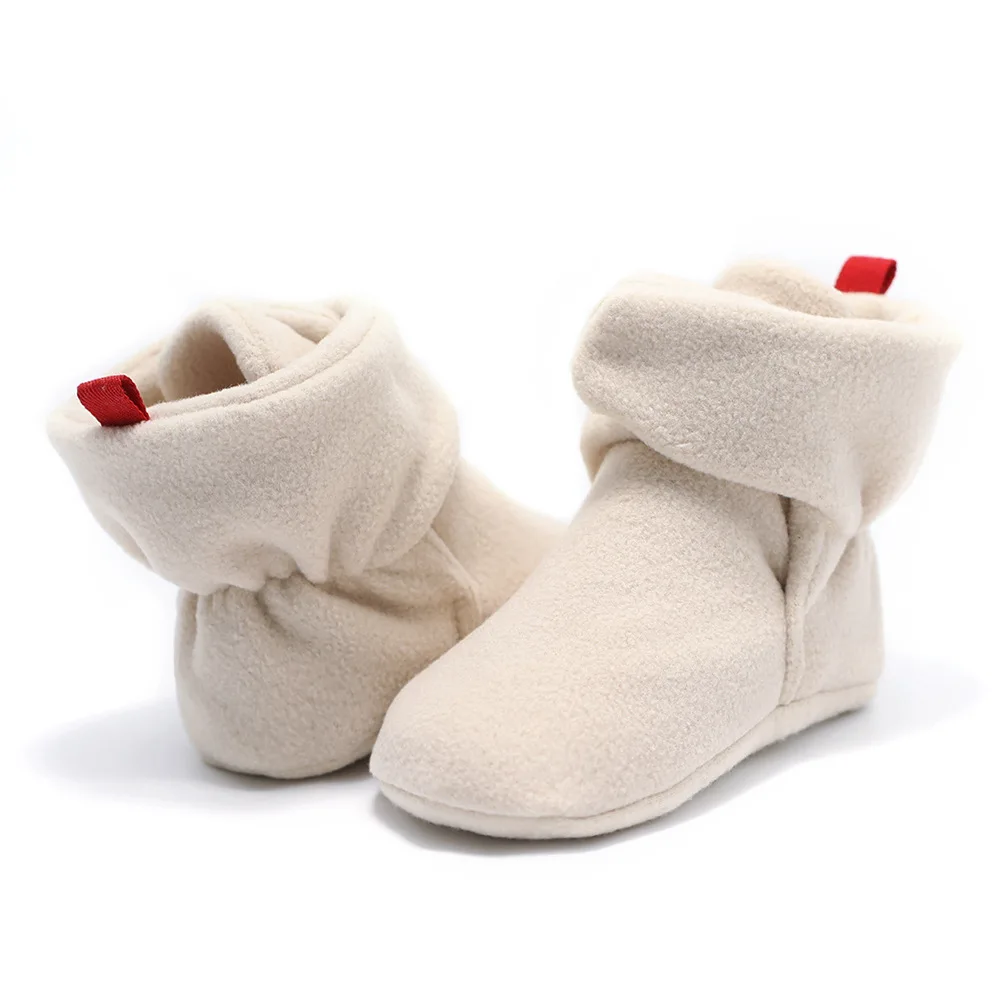 Winter Warm Slippers Cotton Shoes Plush Kids Floor Shoes Fleece Indoor Shoes Children Slippers
