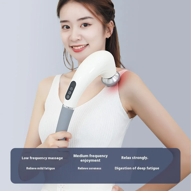 Deep Massager Gun Handheld Mini Body Tissue Fascia with Rechargeable Brushless Motor Direct Factory Applicable for Head Neck
