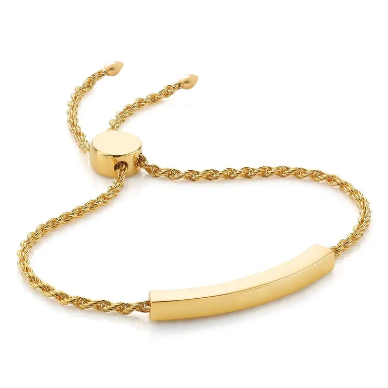 Custom Colorfast Steel Couple Gold Bracelet Hollow Tube Bracelet Cuff Bracelet For Women
