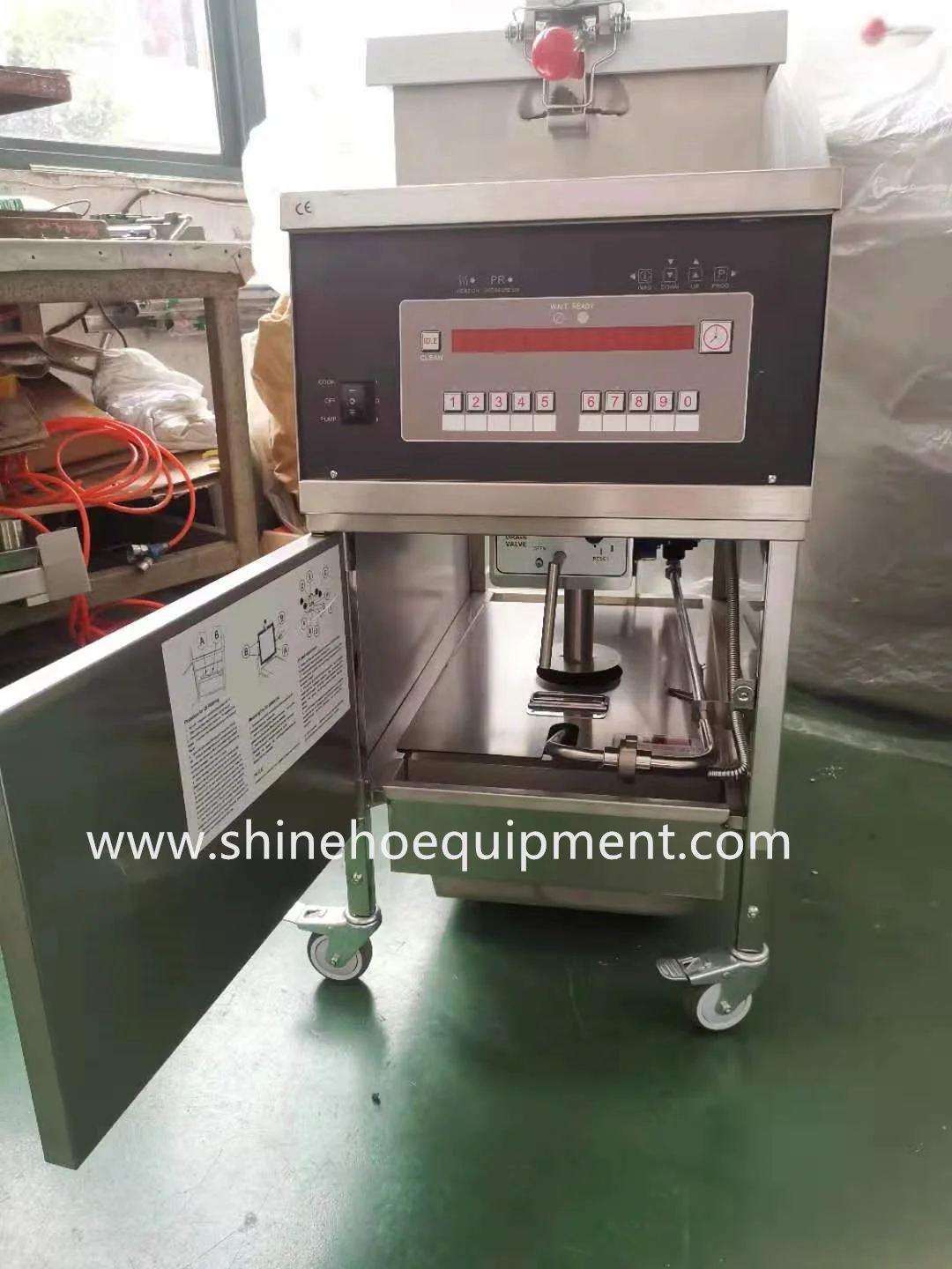 Factory Price Commercial Luxury heavy duty Electric Henny Penny kfc chicken fryer Computer 8000 Pressure Fryer with oil filter