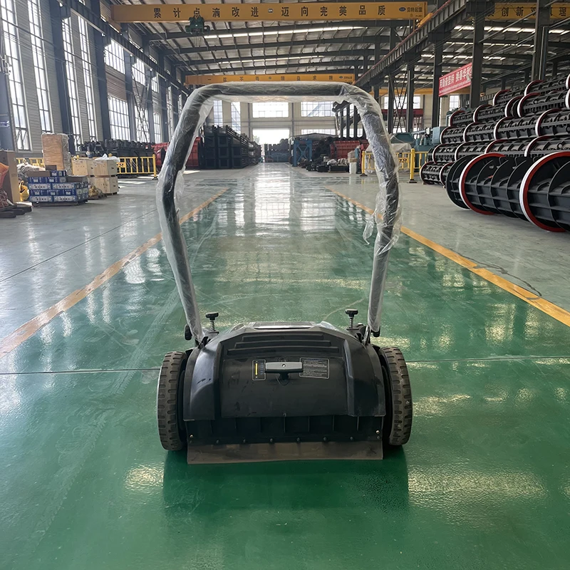 STERLL S1 mini hand push sweeper with 2 brooms smooth part coordination easy to installation and operate