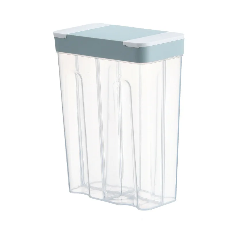 Large Set Airtight Food Storage Containers With Lids Plastic Dry Food Crisper Space Saver Box