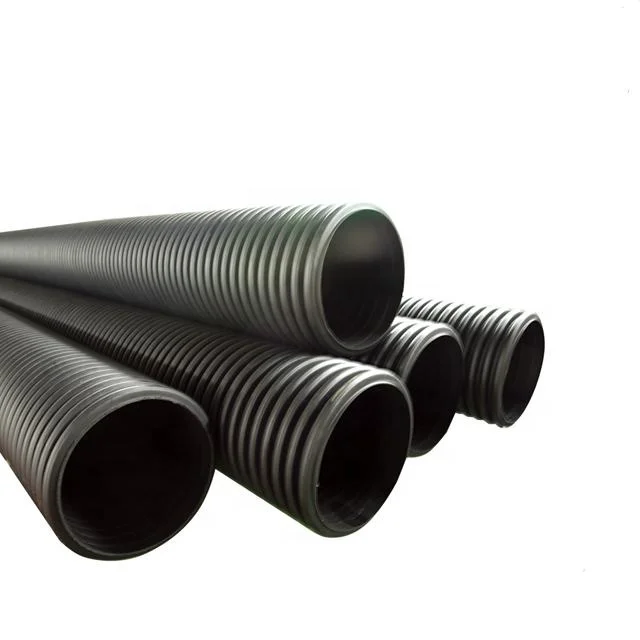 SN8 300mm 400mm 500mm Tubos para drenagem PEAD