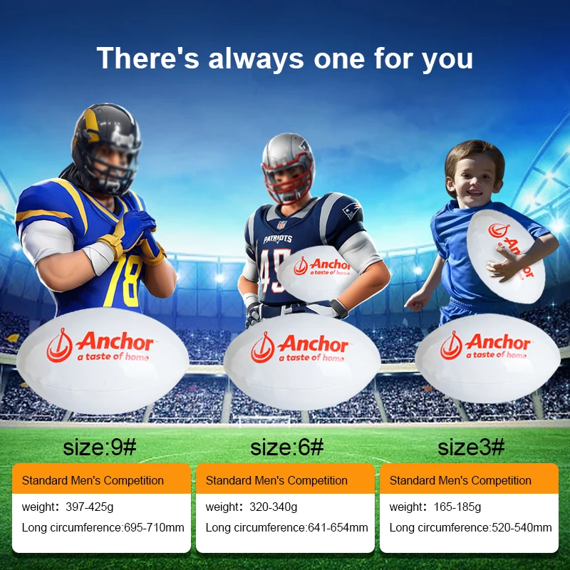 Wholesale Mini Rugby balls Mini promotional rugby ball Rubber fitted with bladder fully hand sewn Rugby