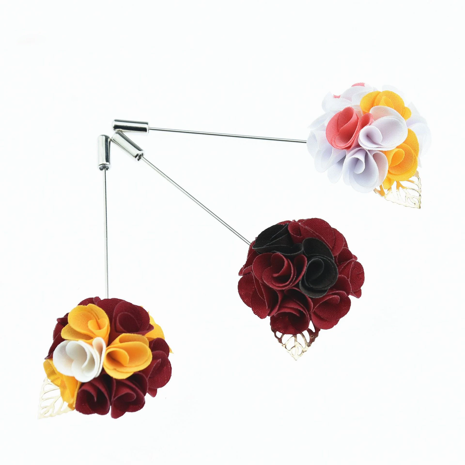 New Fashion Custom Lapel Pins Cheap Flower Broocheds For Mens Suits