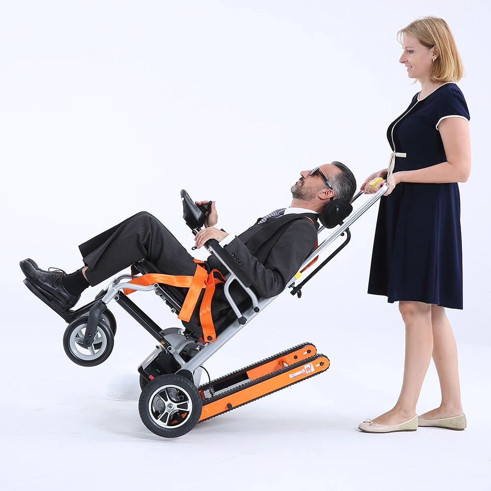 150w Double Motor Electric Wheelchair Excellent Intelligent Braking System Stair Climbing Wheelchair Electric