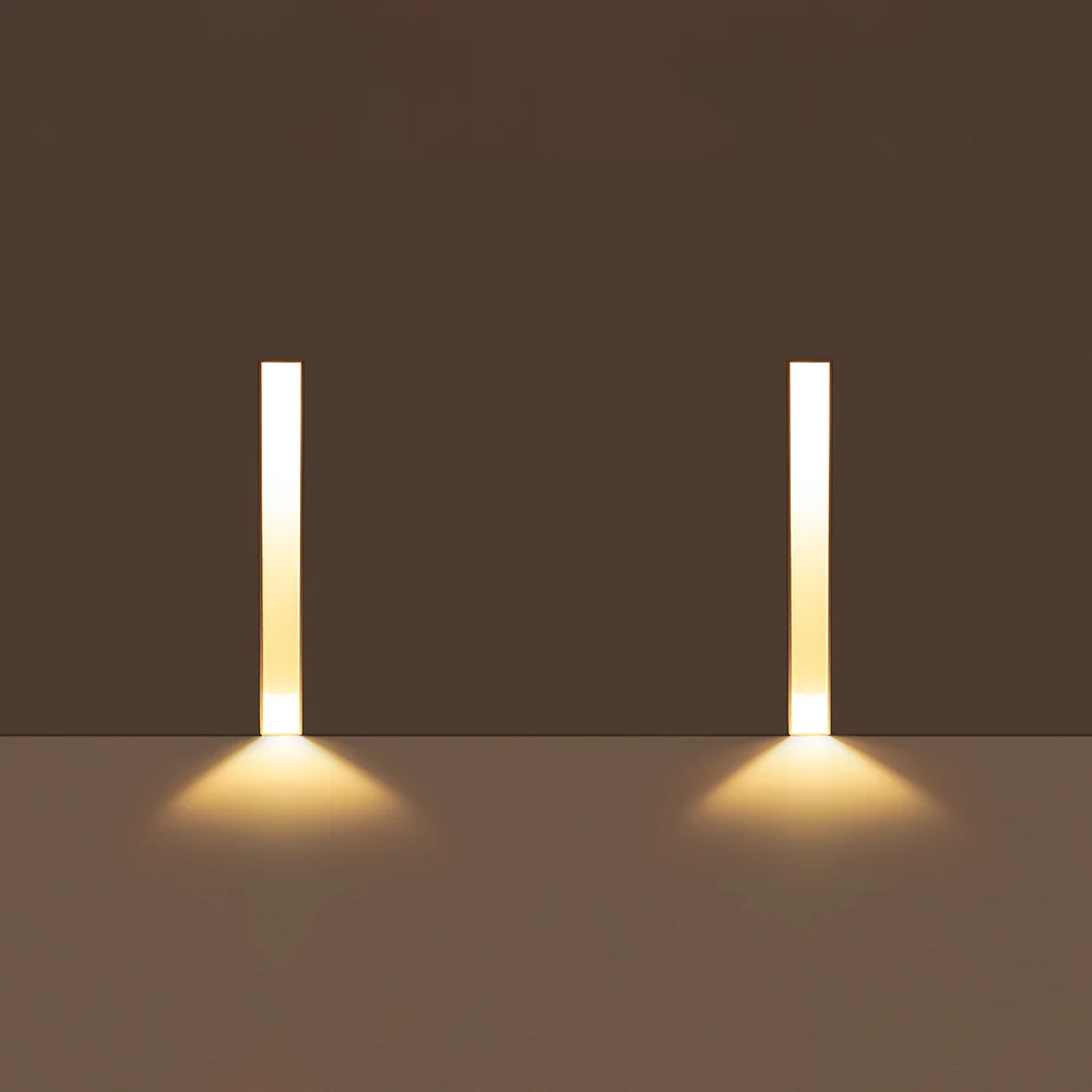 China Modern Indoor  IP21 led Step Wall Light Recessed Step Light 1W Trimless Slide stair step lighting