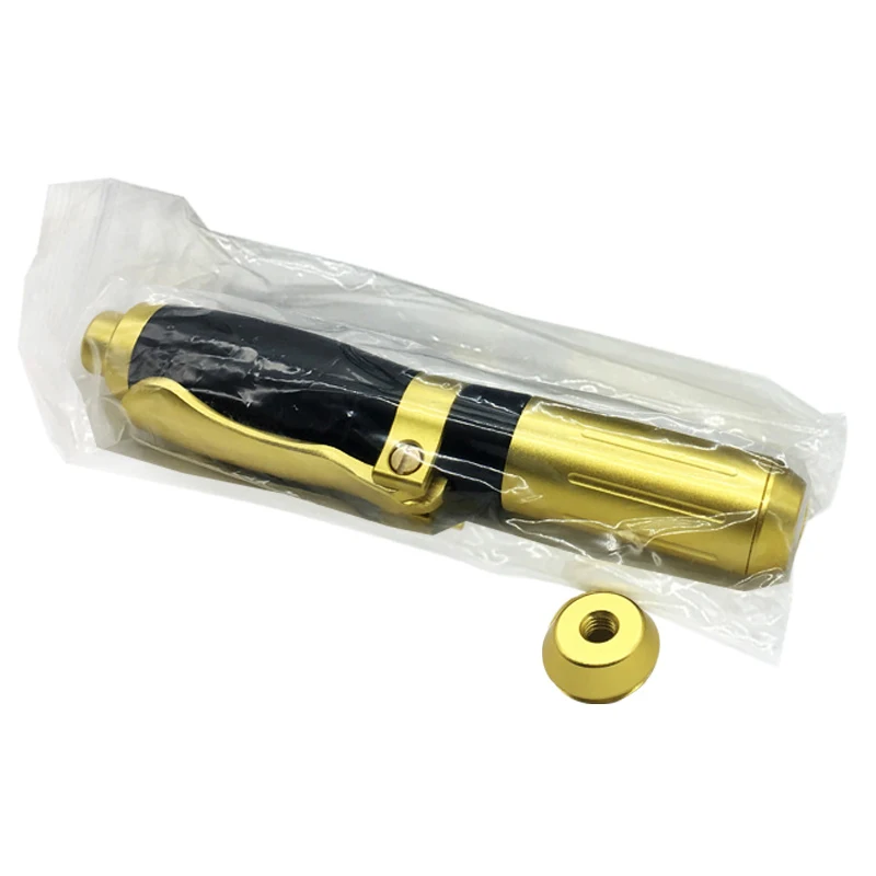 High profesional  lip ampoules gel  0,5ml black gold pen  for cross linked hyaluronic acid ha 10ml