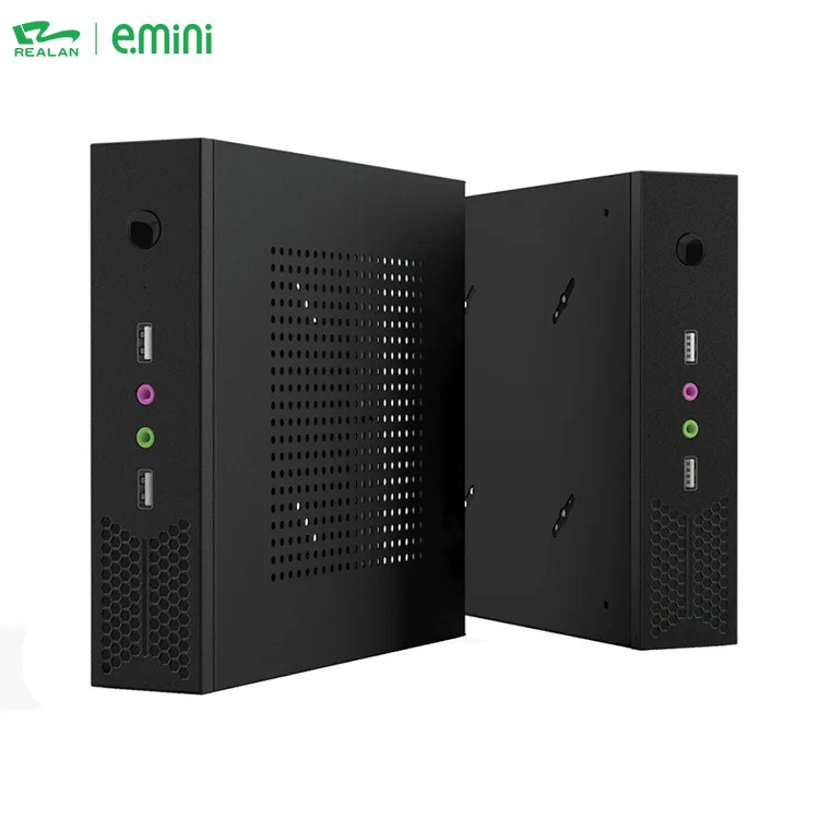 Оптовая продажа, прочный портативный маленький настольный компьютер, металлический корпус Mini Itx