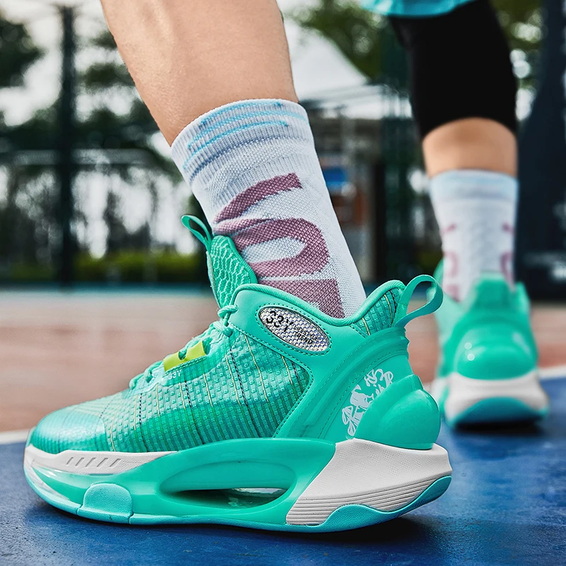 Manufacture Basketball Black Professional Us Sneakers New Originals Retro High Top Basketball Shoes