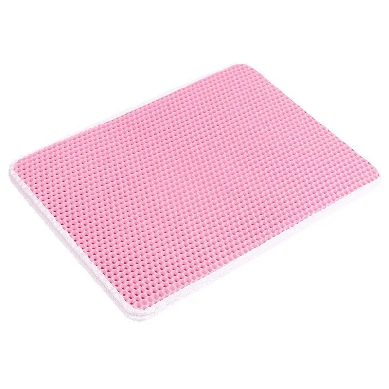 High Quality EVA Cat Litter Trapping Mat Jumbo Washable Urine Proof Cat Litter Box Tray Mat Easy Clean Cat Litter Collect Pad