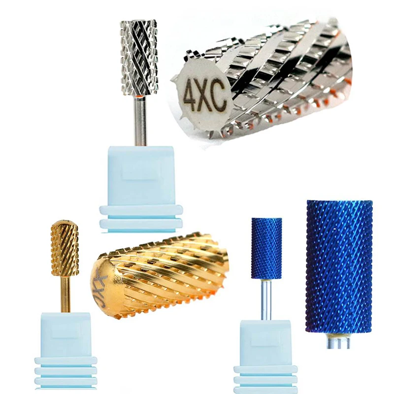 Professional Manicure Pedicure Tools Remove Cuticle Ceramic Carbide Nail Bits E-File Tungsten Nail Drill Bit Set