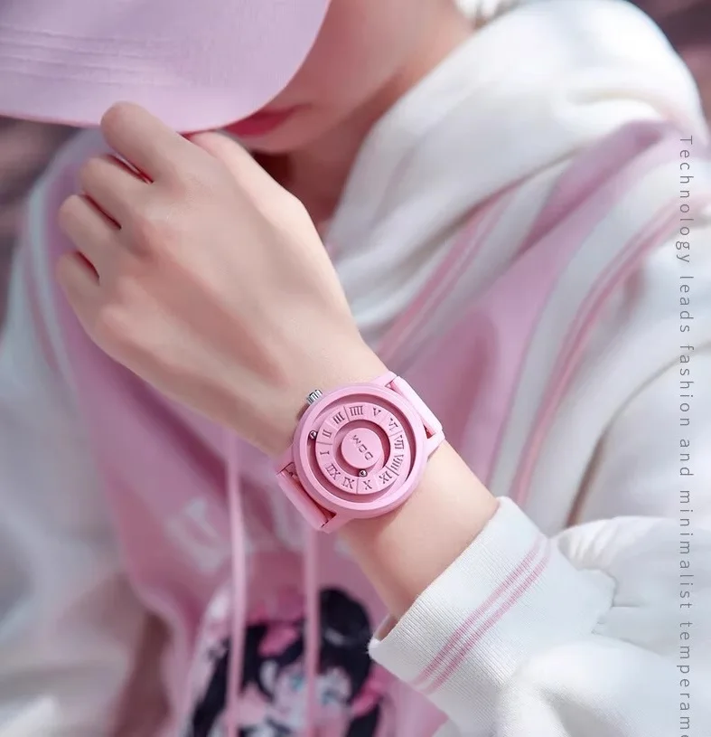 DOM Watch Creative Magnetic Suspension Waterproof Watches Men Wrist Fashion High Quality Steel Reloj Hombre Wristwatches Gift