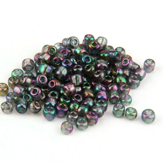 SC Wholesale Transparent Glazed Color Delicate Glass Seed Beads AB Colors For Wedding Scarf Loose Beads For Bracelet earrings