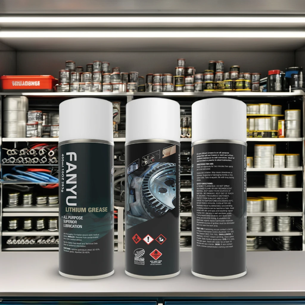 Autochem Aerosol Multi-purpose White Lithium Grease Lubricant Spray