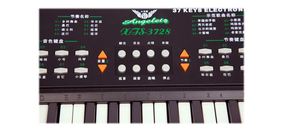 Электронное пианино для детской игрушечной клавиатуры XTS-3728 37 клавиш новое