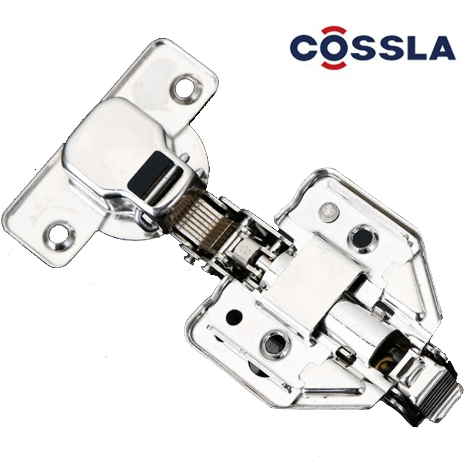 CHINA factory COSSLA 3D clip on soft close SS  clip on stainless steel 304 door hingess stainless steel Hinge