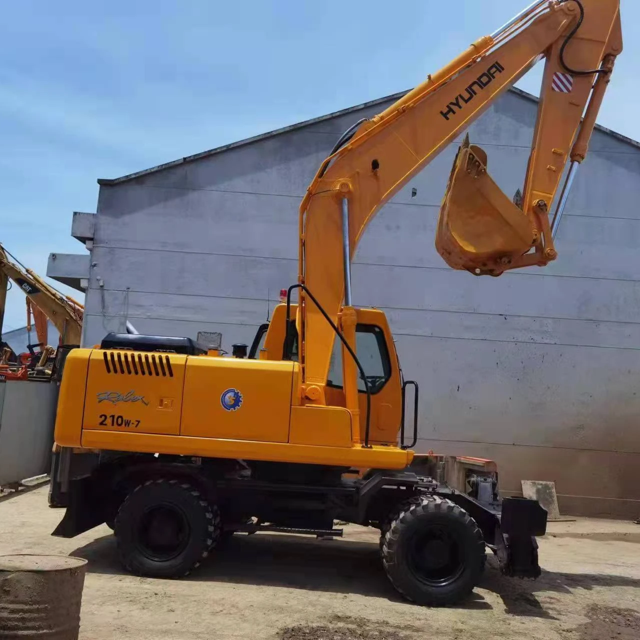 Шины для экскаваторов экскаватора Hyundai R210W-7 тяжелая техника колесный экскаватор для продажи
