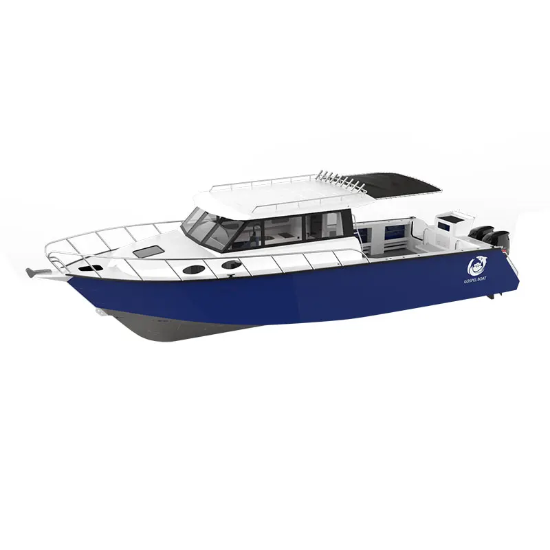 Gospel Boat 11m /36ft lifestyle aluminum Fishing boat - New design with CE certificate/Kitchen