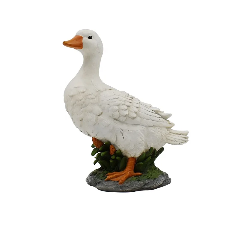 
New Arrival Animal Statue Decor Resin Duck Garden Figurines Resin Garden Sculptures Ornament 